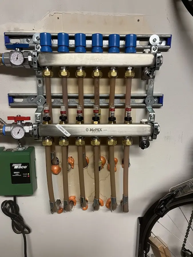 Plumber performing Leak Detection at a residential property in New Hope